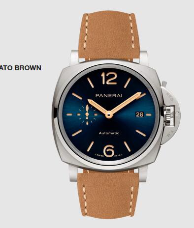 Panerai Luminor Due 42mm Replica Watch PAM00927 SCAMOSCIATO BROWN